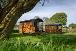 Shepherds Huts Accommodation in Derbyshire