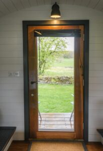 Entrance of the Pheasant Shepherds Hut