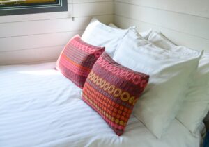The Lapwing Shepherds Hut Double Bed