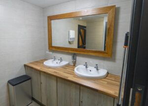 Bathroom facilities at Derbyshire Hills