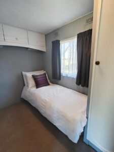 Single bed in Static Caravan at Derbyshire Hills
