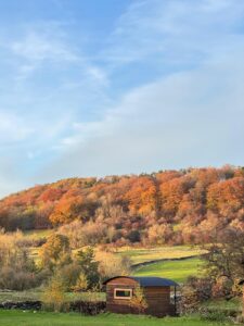 Views from Shepherds Hut at Derbyshire Hills