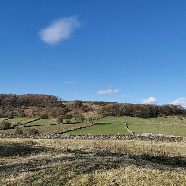 Peak District views on a sunny day