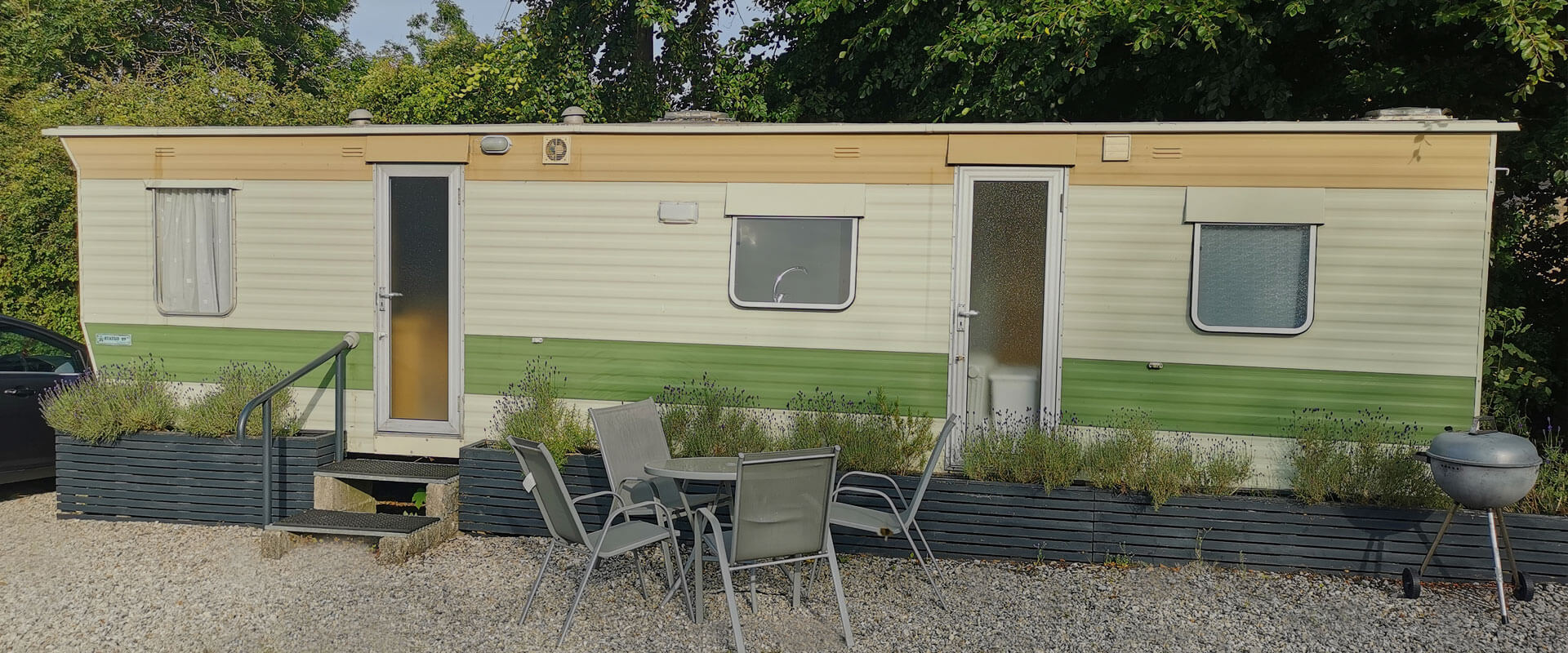 Static Caravan Glamping at Derbyshire Hills