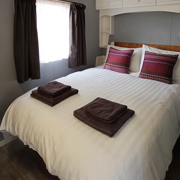 Static Caravan Double Bedroom