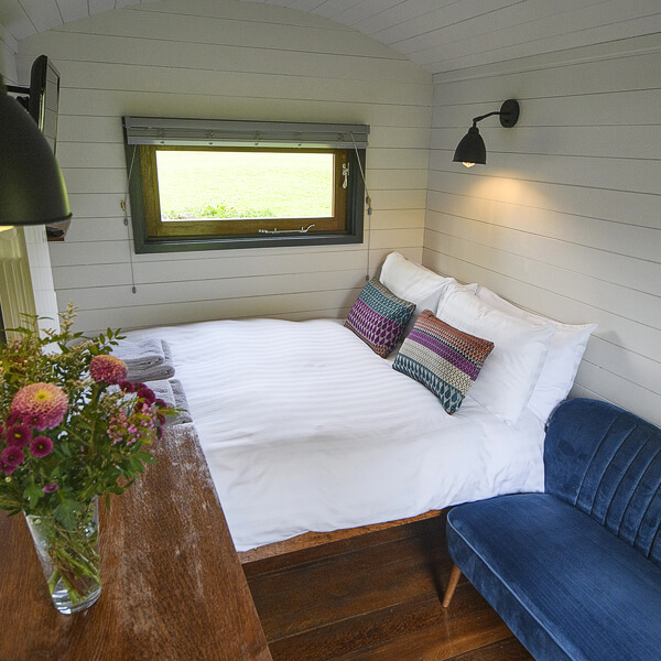 Interior of the Pheasant Shepherds Hut